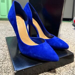 BCBG Blue Heels